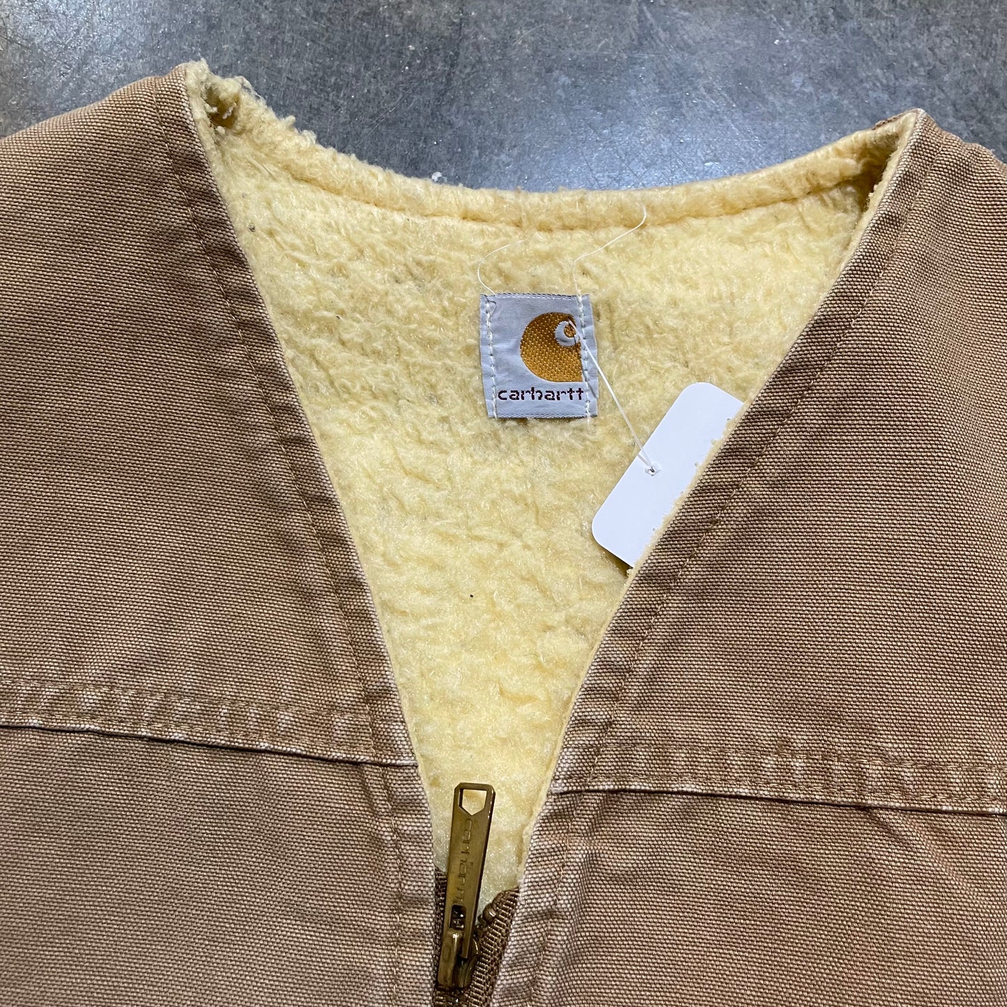 Tan Sherpa Lined Carhartt Vest41