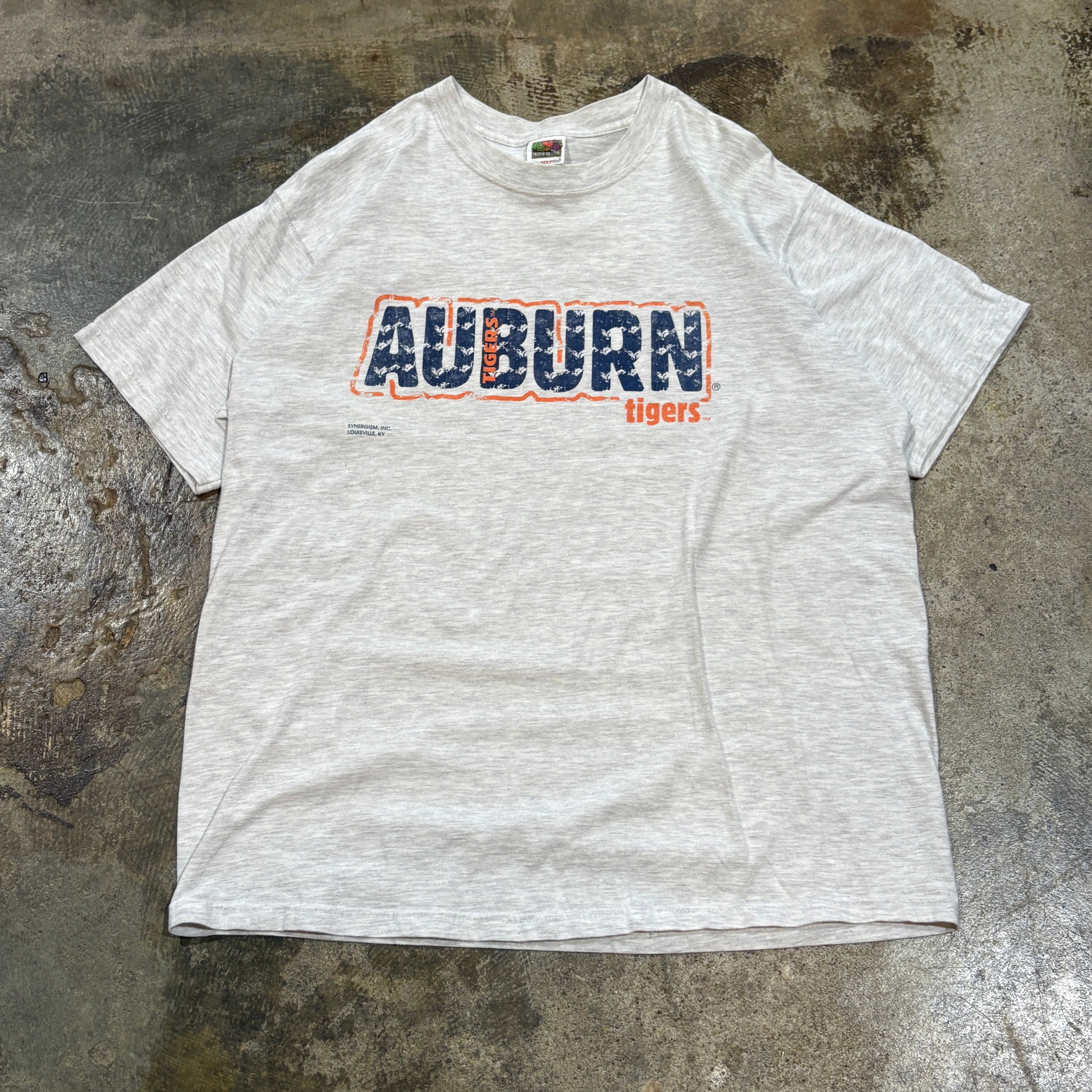 Auburn Cracked Print Synnergism FOTl Tee