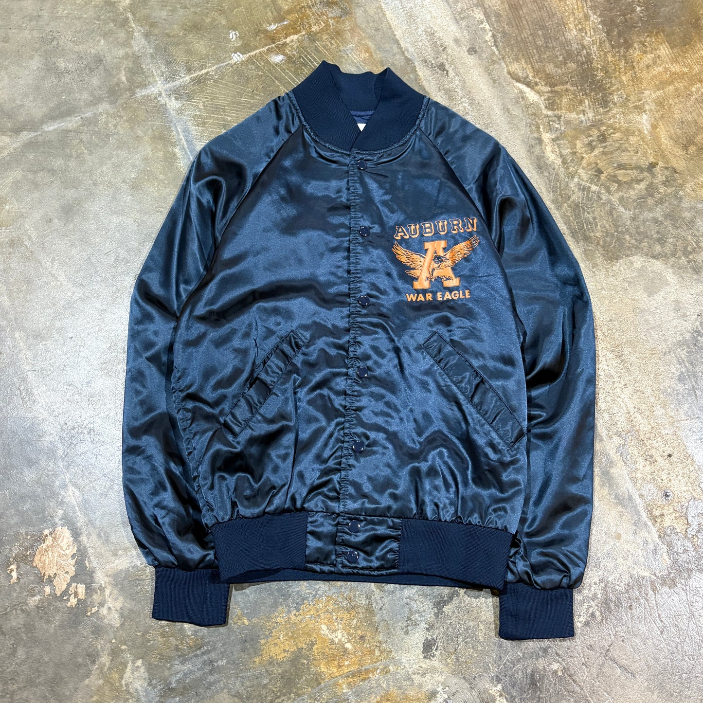 Club 2 Auburn Tigers Old Logo Satin Jacket