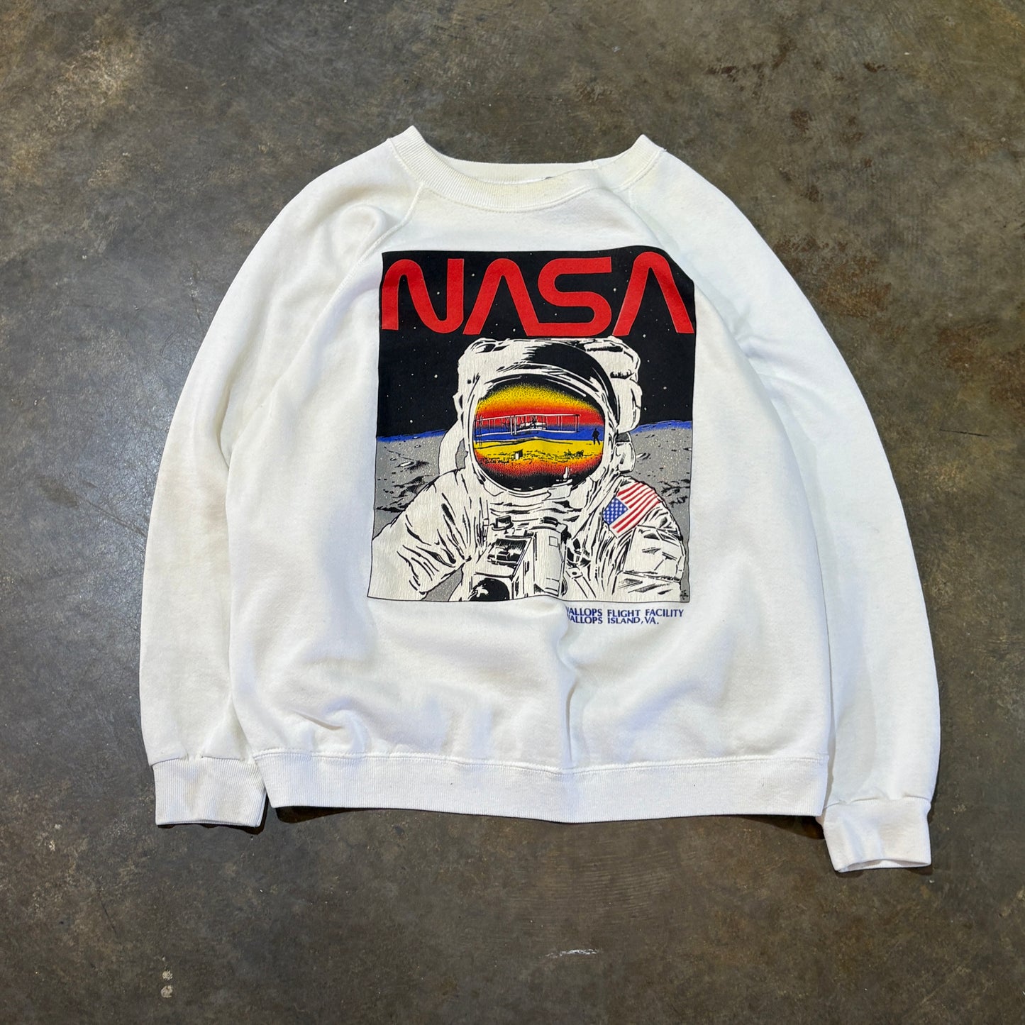 Nasa Wright Brothers Raglan Crew