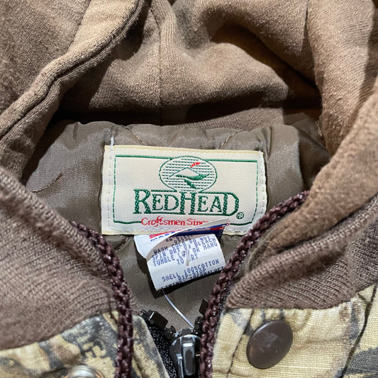 Red Head Realtree Camo Hooded Bomber Jacket