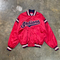 Diamond Collection Cleveland Indians Starter Satin Jacket