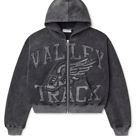 Vale Black Cat Zip-Up Hoodie – The Atelier
