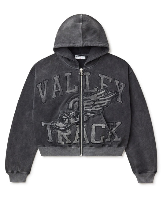 Vale Black Cat Zip-Up Hoodie