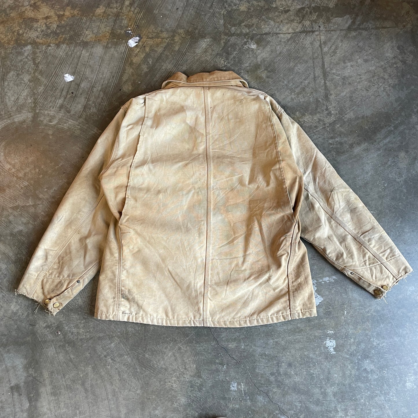Distressed Tan Carhartt Chore Coat13