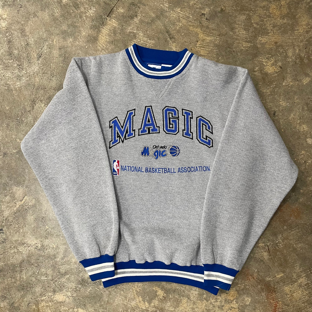 Orlando Magic Logo Athletic Grey Crew