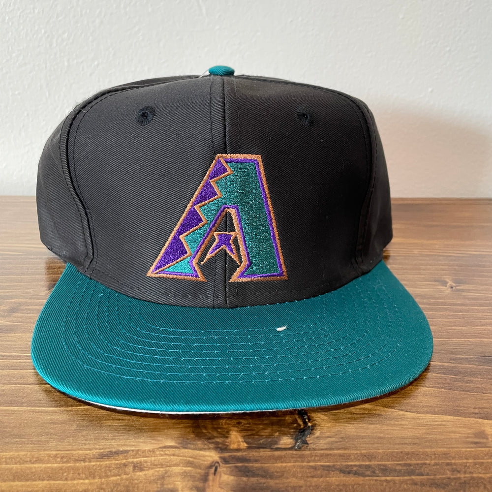 DS Black Arizona Diamondbacks Teal Brim Hat