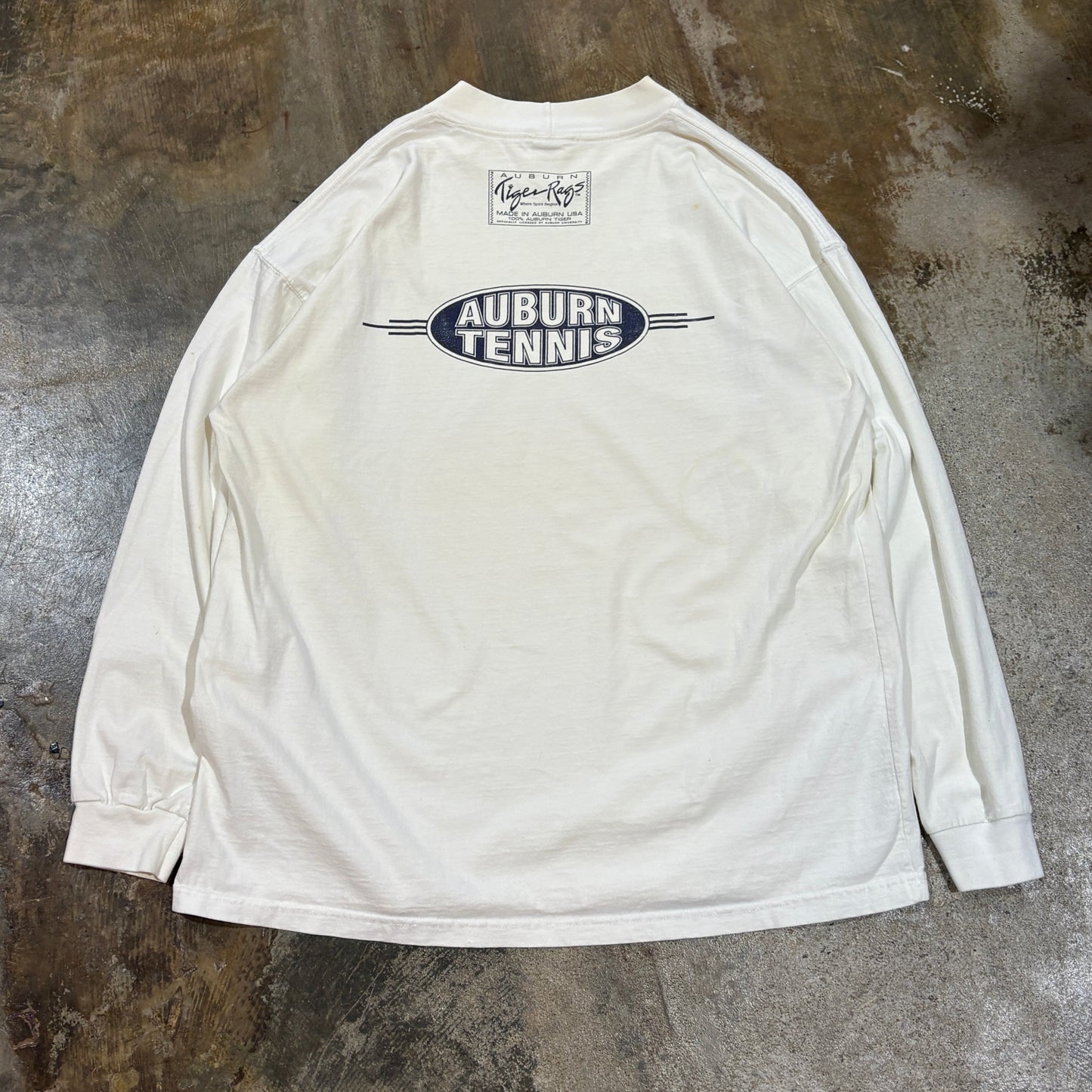 Auburn Tennis LS Reebok Tee