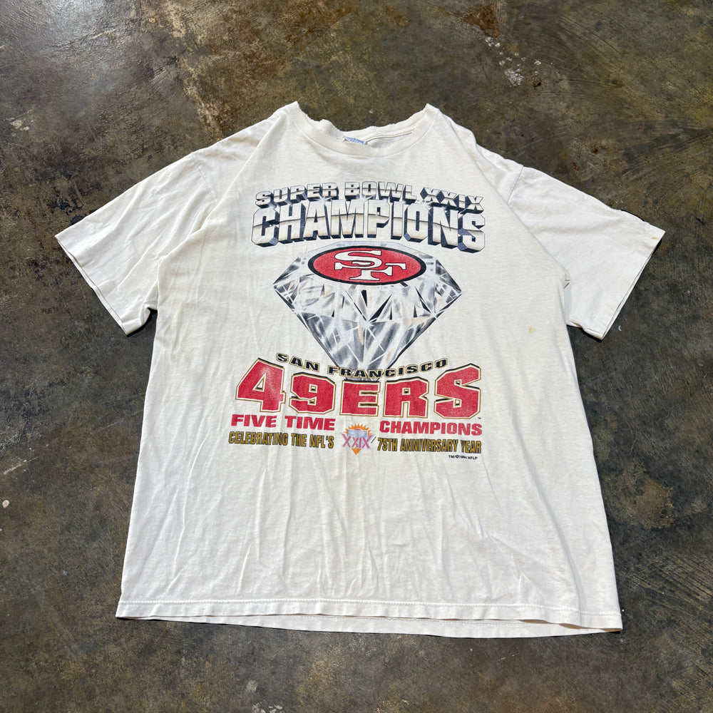 White 1994 San Fransisco 49ers Super Bowl Champions
