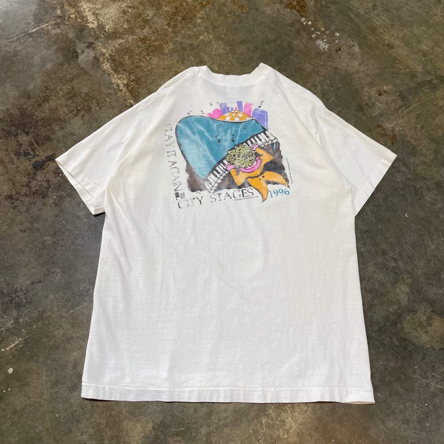 1996 Birmingham City Stages Festival Tee