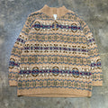 Jones New York Sport Hand Knit Wool Alpaca Sweater (M)