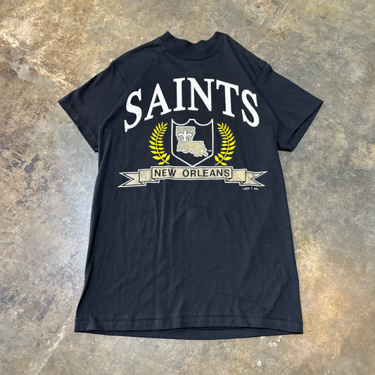 New Orleans Saints Crest Logo 7 Tee
