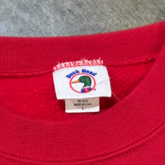 1995 Duck Head Red Crew