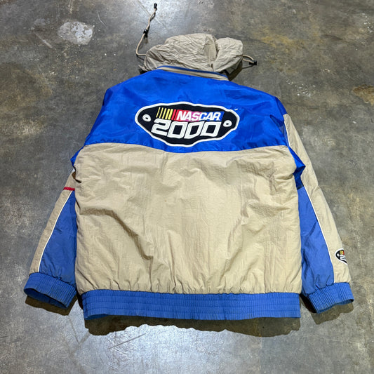 Nascar 2000 Beige Puffer Jacket