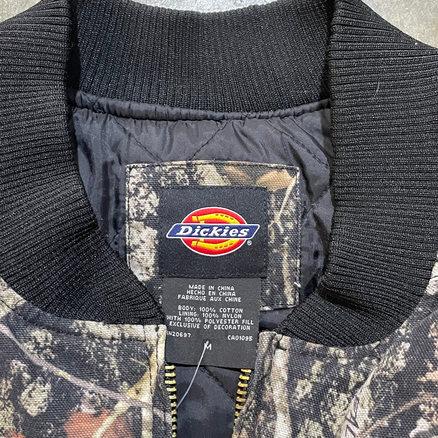 Dickies Camo Zip Up Vest
