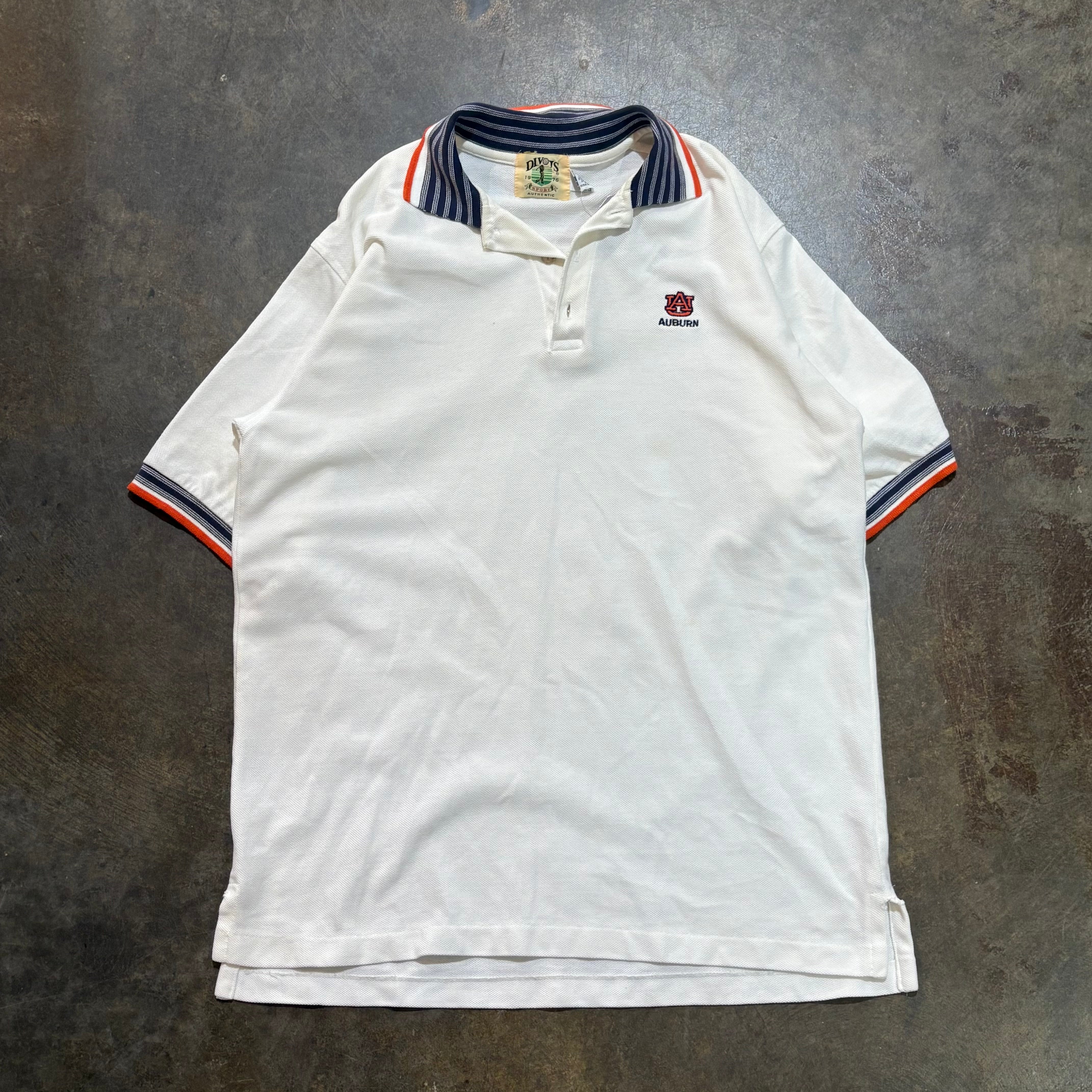 White Auburn Divots Polo 22