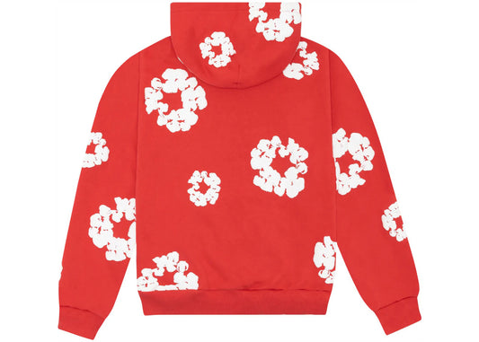 Denim Tears Wreath Hoodie Red