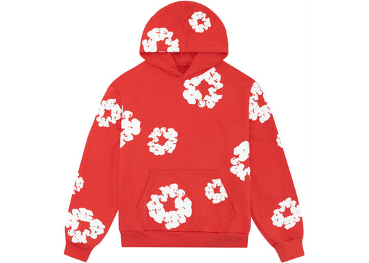 Denim Tears Wreath Hoodie Red