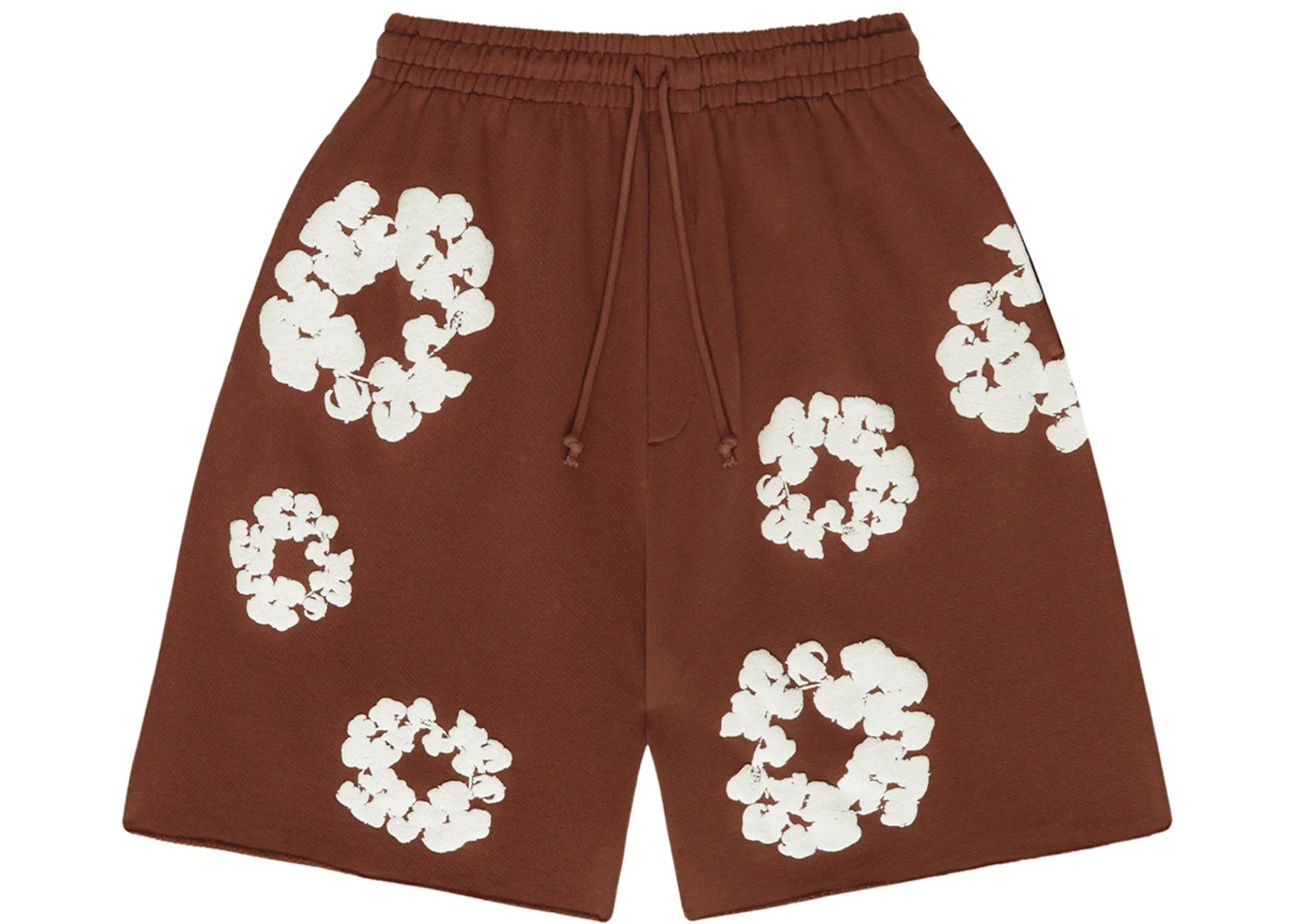 Denim Tears Cotton Wreath Shorts Brown