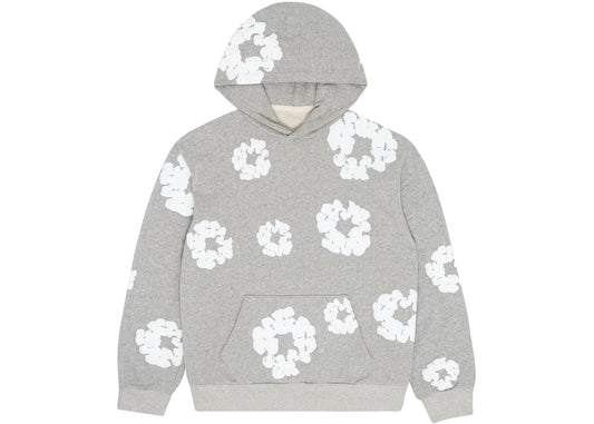 Denim Tears Hooded Wreath Sweatshirt Grey