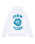 Denim Tears White University Zip-Up