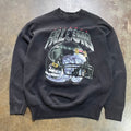 Black Salem 1996 Atlanta Falcons Helmet Crewneck