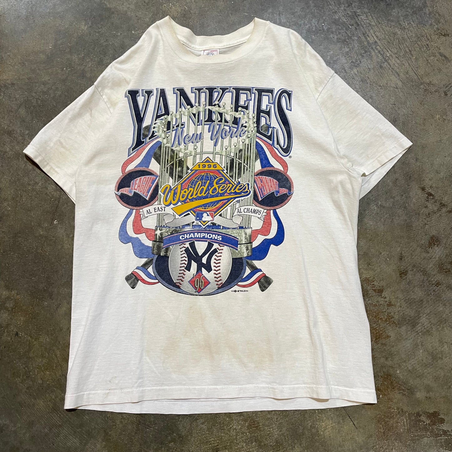 1996 NYY AL East Champs Tee