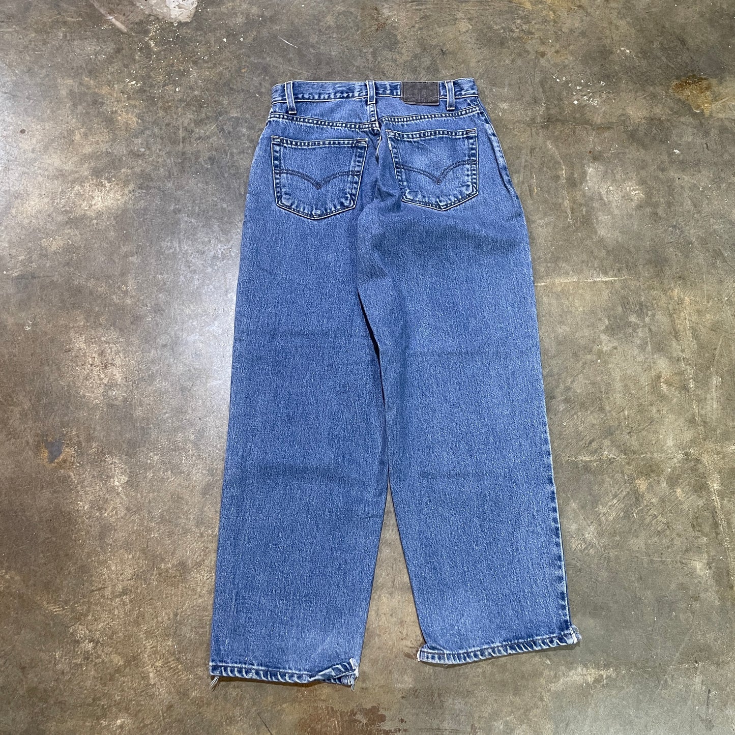 Medium Wash Levis Silvertab Baggy Jeans