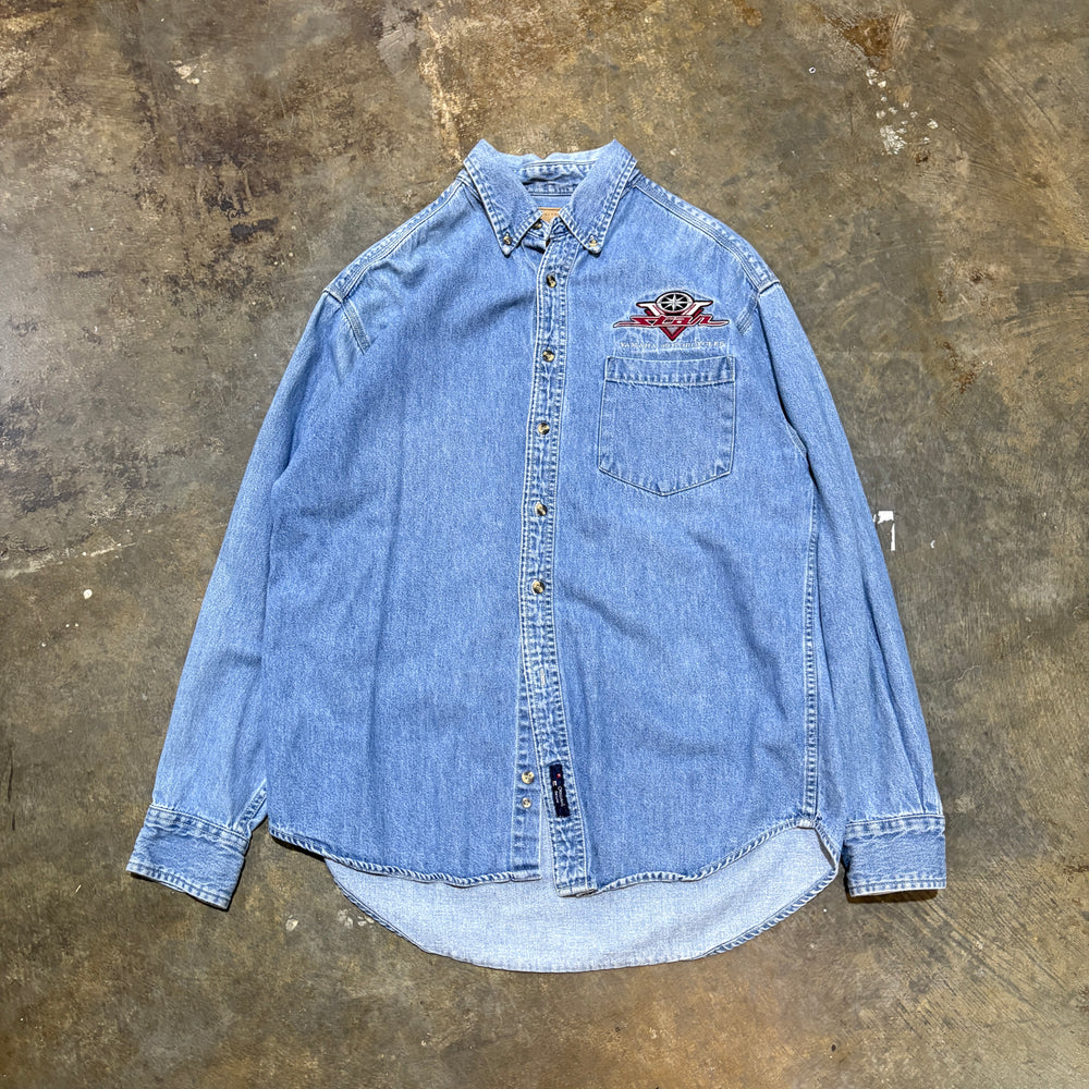 Yamaha Motorcycles Denim Button Down