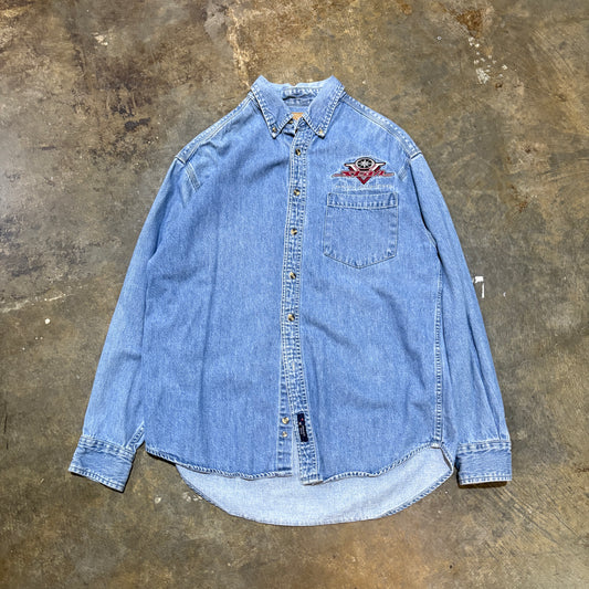 Yamaha Motorcycles Denim Button Down
