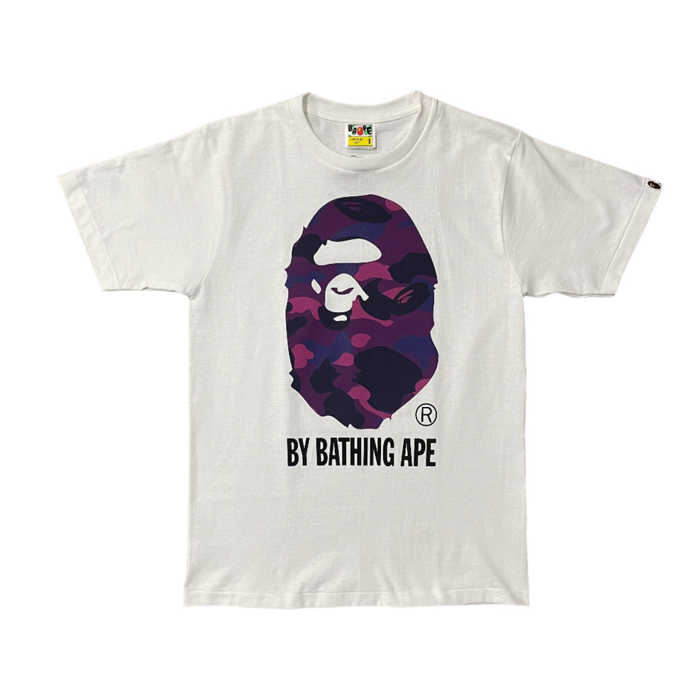 Bape Camo BBA Tee White Purple