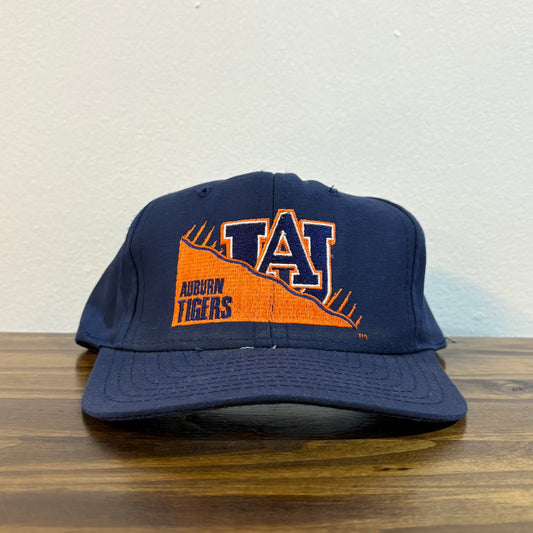 Auburn tigers navy mountain logo hat