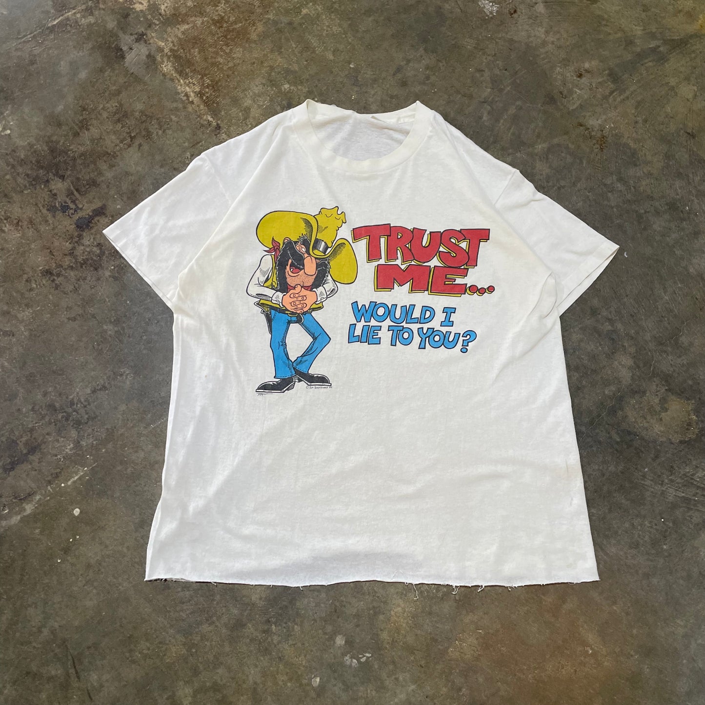 Trust Me would i lie to you cowboy tee