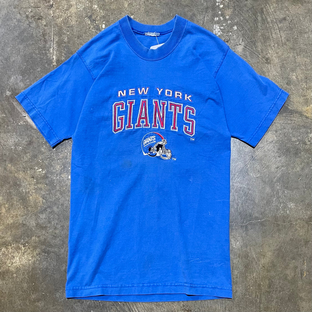 Faded Blue NY Giants Helmet Logo Tee