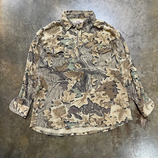 Thermal Quarter Zip Camo Wrangler Shirt