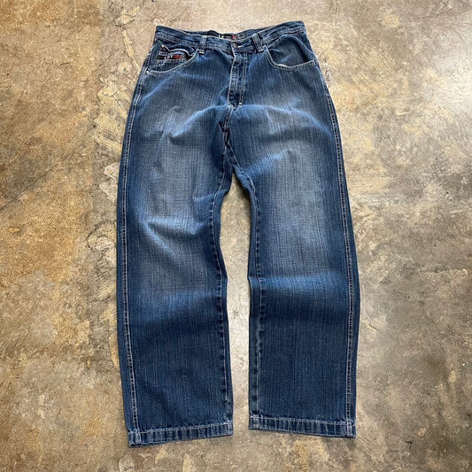 Y2K Lot 29 Dark Faded Wash Baggy Jeans