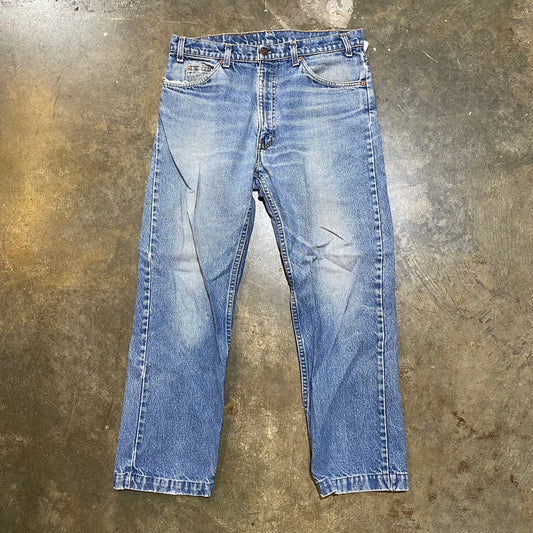 Orange Tab Levis 505 Jeans 19