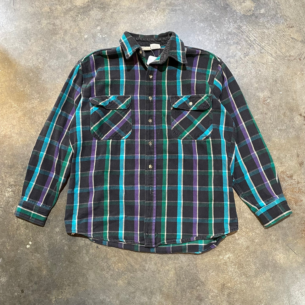 Black Green Blue M Fine Sons Flannel