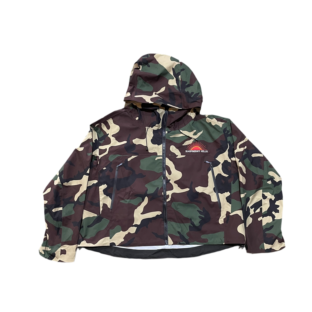 GV Gallery Green Camo Rain Jacket