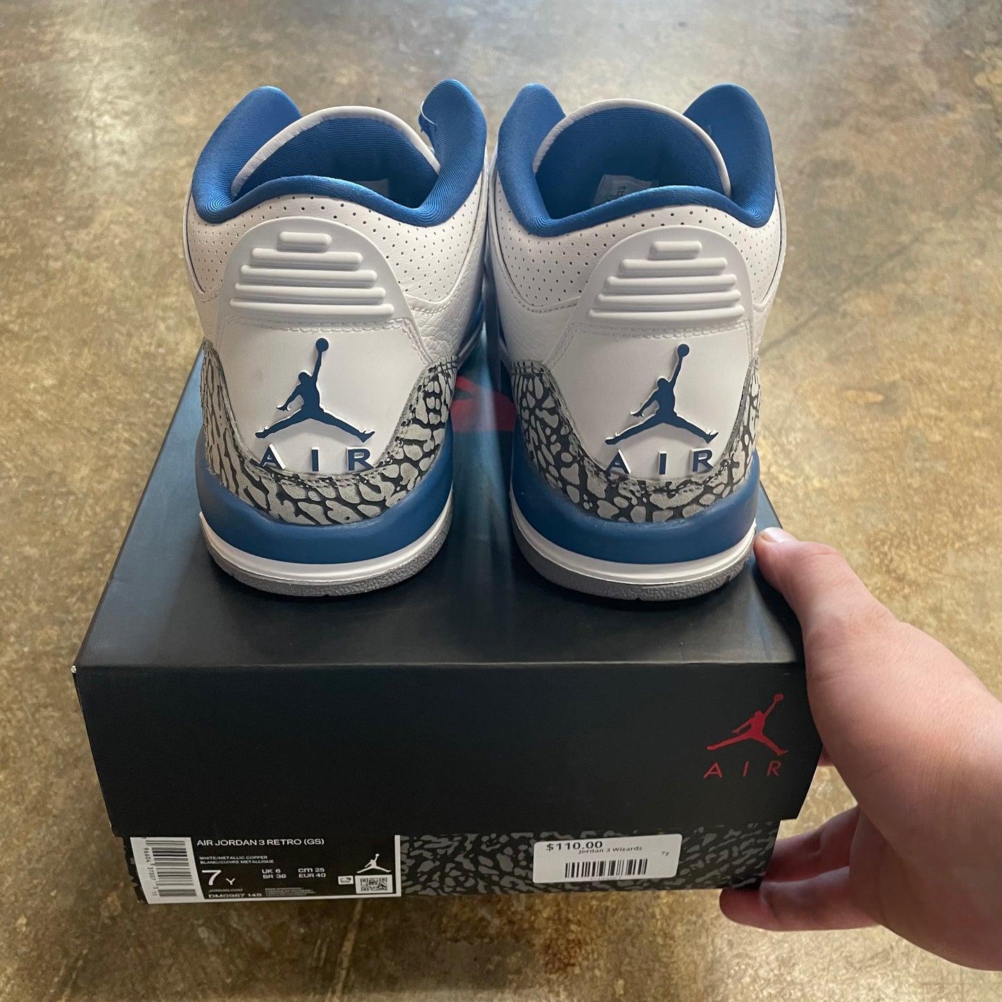 Jordan 3 Wizards