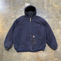 Navy Blue Insulated Carhartt hooded Jacket