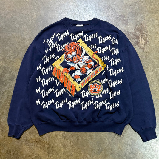 Auburn "Tigers" All Over Crew