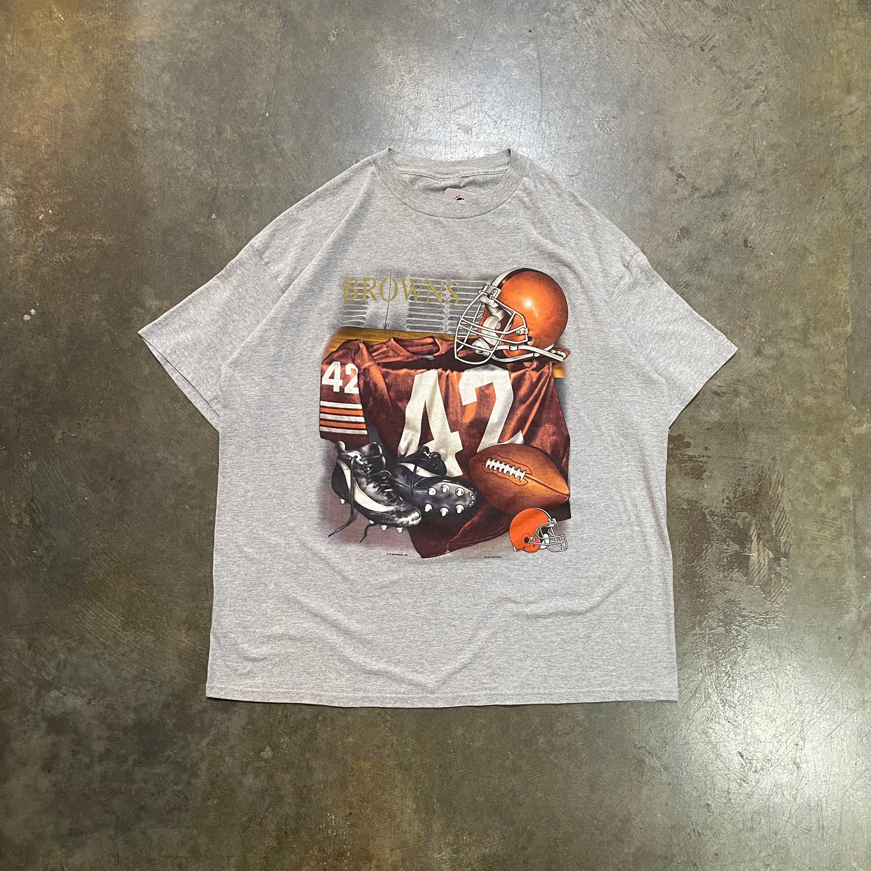 Grey 1999 Cleveland Browns Gear Tee