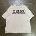 White 1990 The Doors Cropped Tee