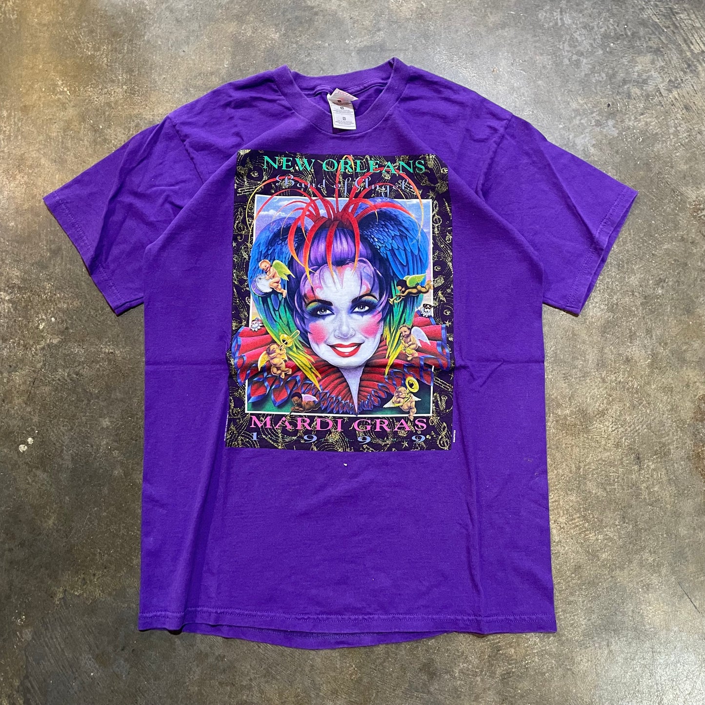 Mardi Gras 1999 Purple tee