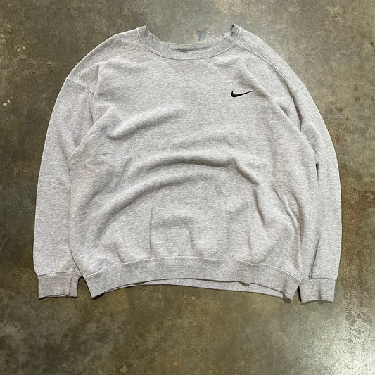 White Tag Grey Nike Crew