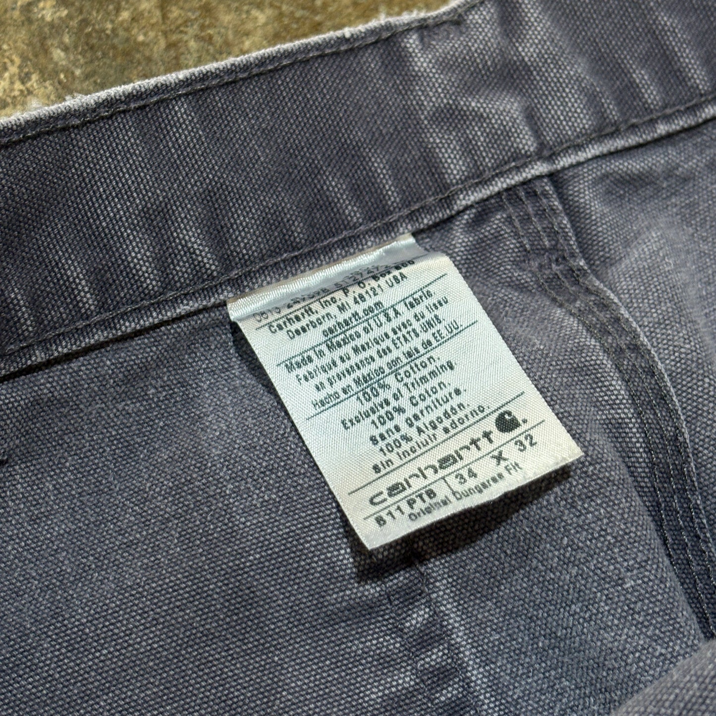 Grey Carhartt Carpenter Pants1