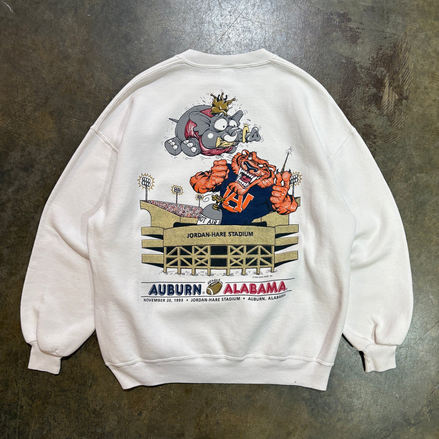 1993 Come On Down auburn iron Bowl Crew1