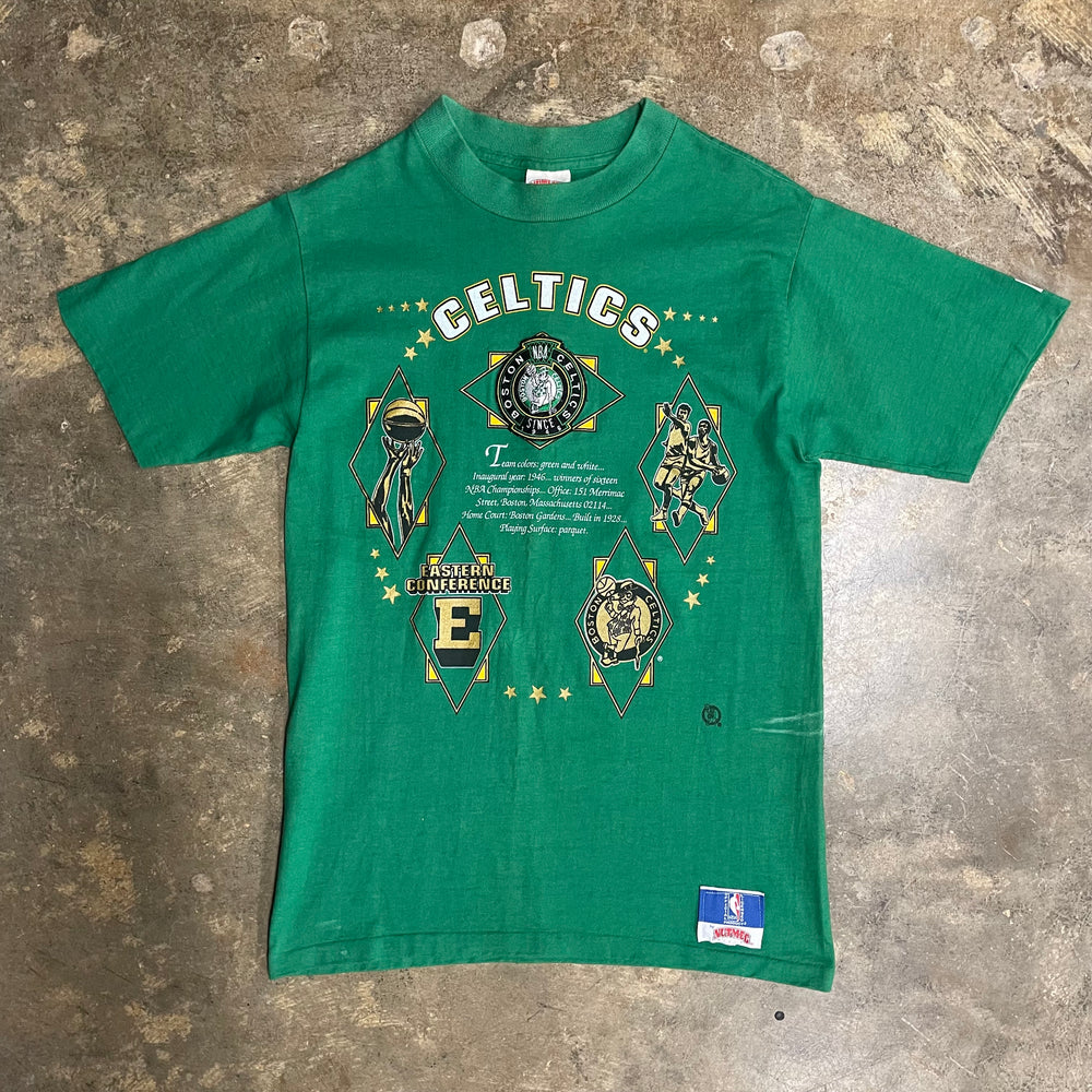 Green Boston Celtics Nutmeg Throwback Tee