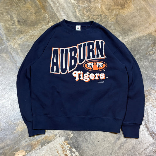Navy Auburn Tigers Fruit Of The Loom Crew